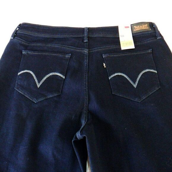 Levis 512 Perfectly Shaping Bootcut blue jeans NWT - Picture 2 of 7